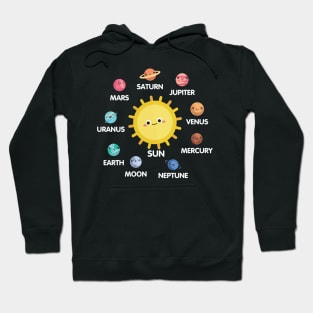 Solar System Cute Space Enthusiasts Kids Gift product Hoodie